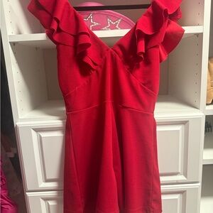 SHEIN Vibrant Red Dress